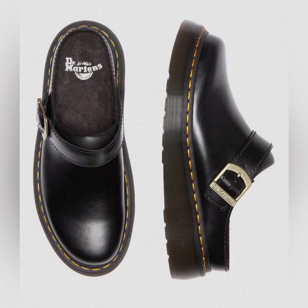 Dr. Martens Laketen Atlas Leather Slingback Platform Mule Clogs Men’s 12 NWT